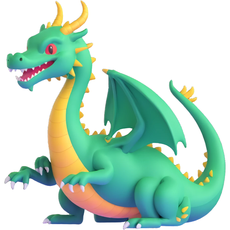 Dragon Haku from Spirited Away emoji