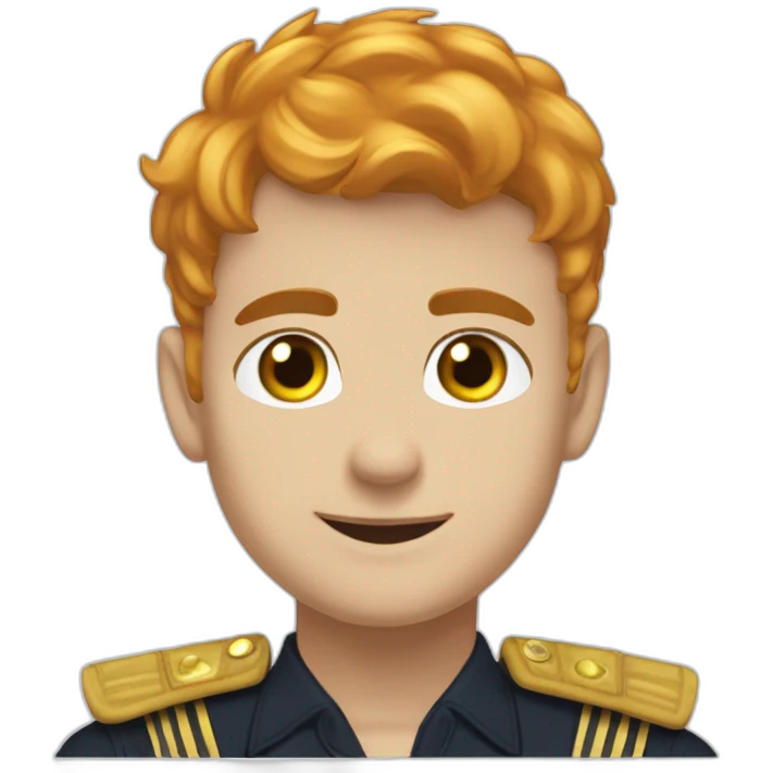 confident boy in uniform emoji