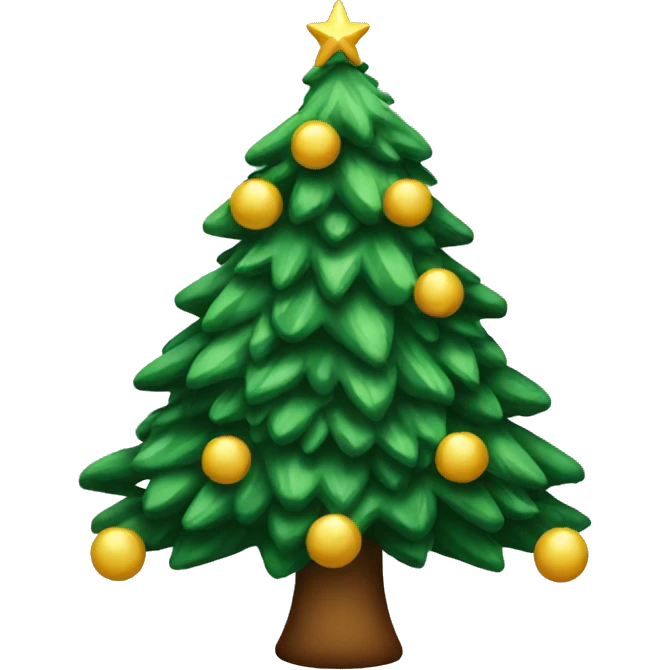 Christmas tree emoji