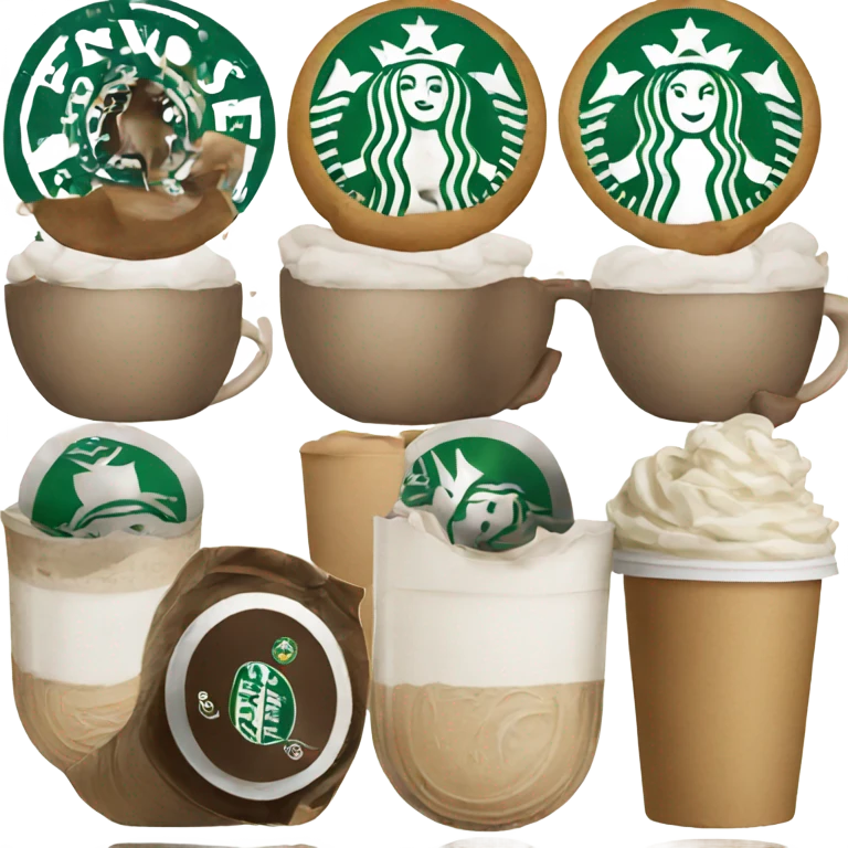 Starbucks coffee emoji