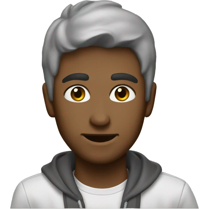 Рыжий кот в худи emoji