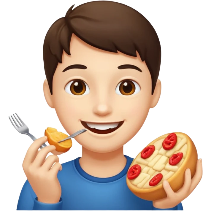 Eating asthetic emoji