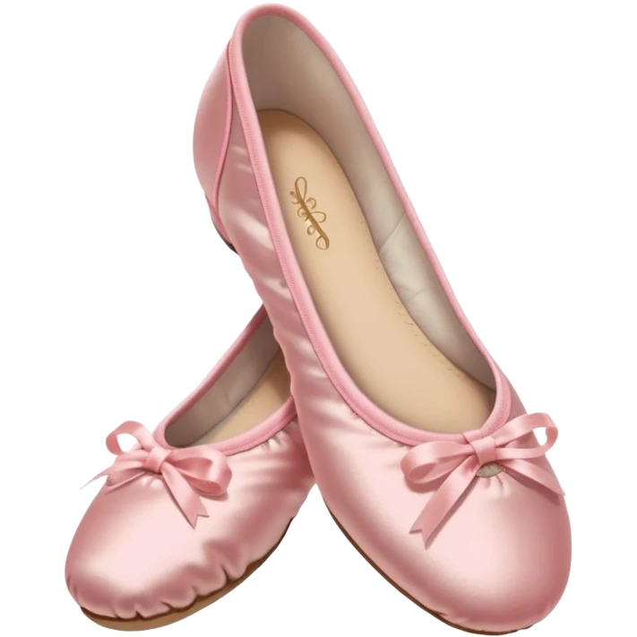 Pink ballet point shoes emoji