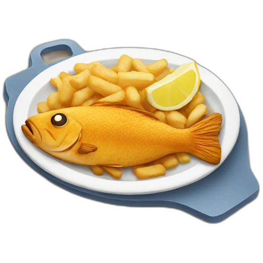 Fish fry emoji