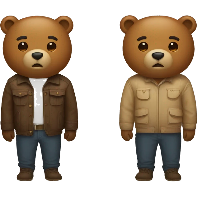 Bear And Man emoji