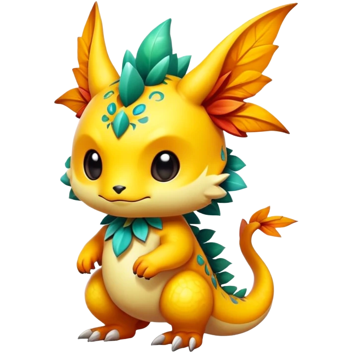 Exotic chibi Fakémon-creature emoji