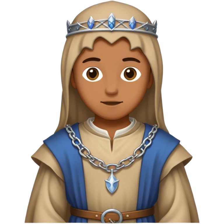 medieval cloth only above waist. emoji