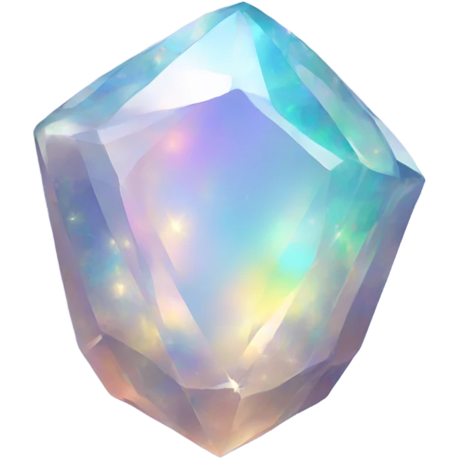 opal crystal sparkles  emoji