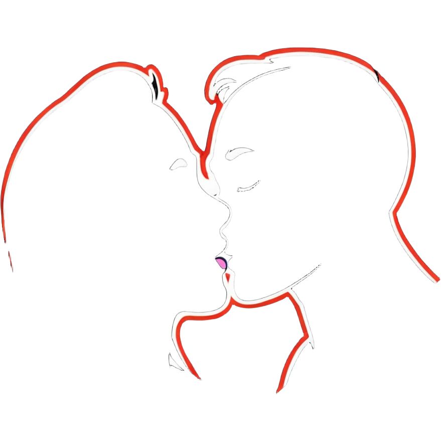hot romantic kiss emoji