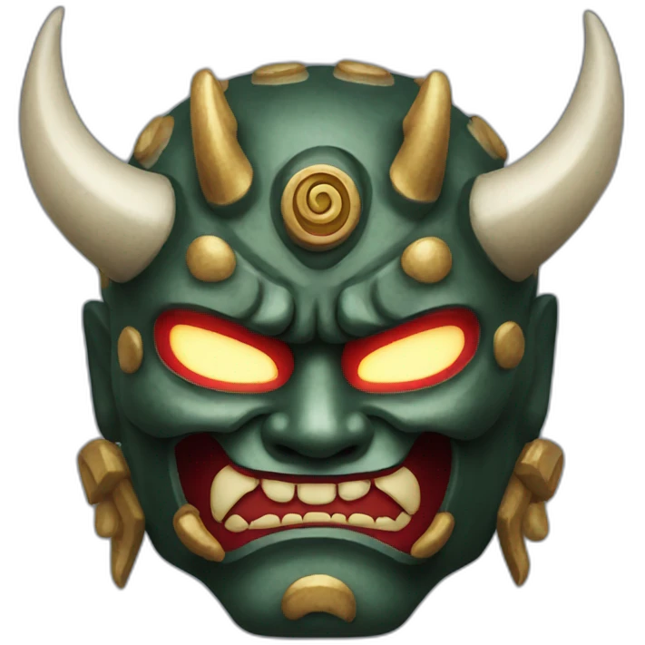galaxy japanese oni mask emoji