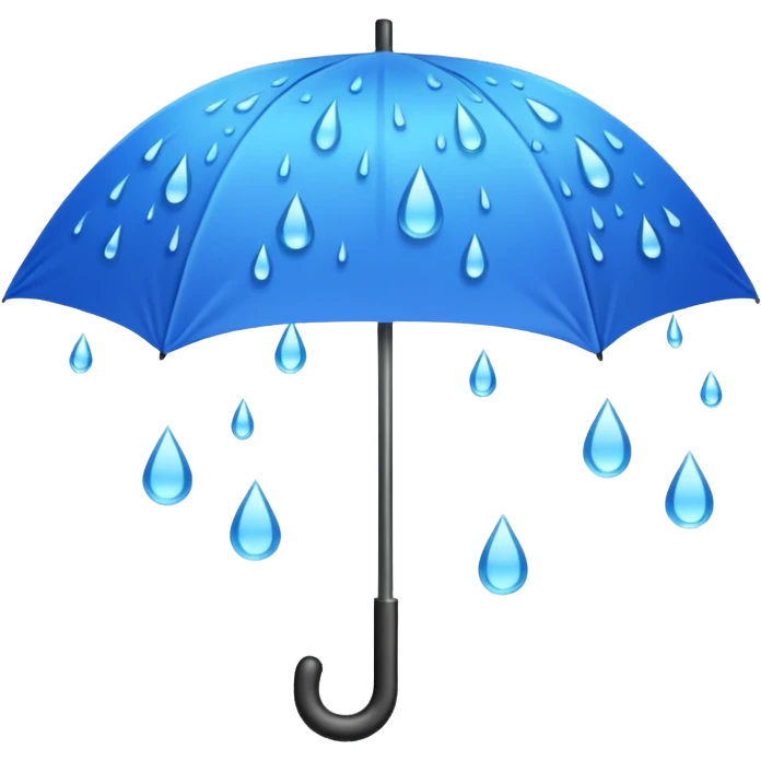 Umbrella with rain drops emoji