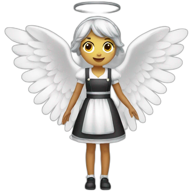 angel maid emoji