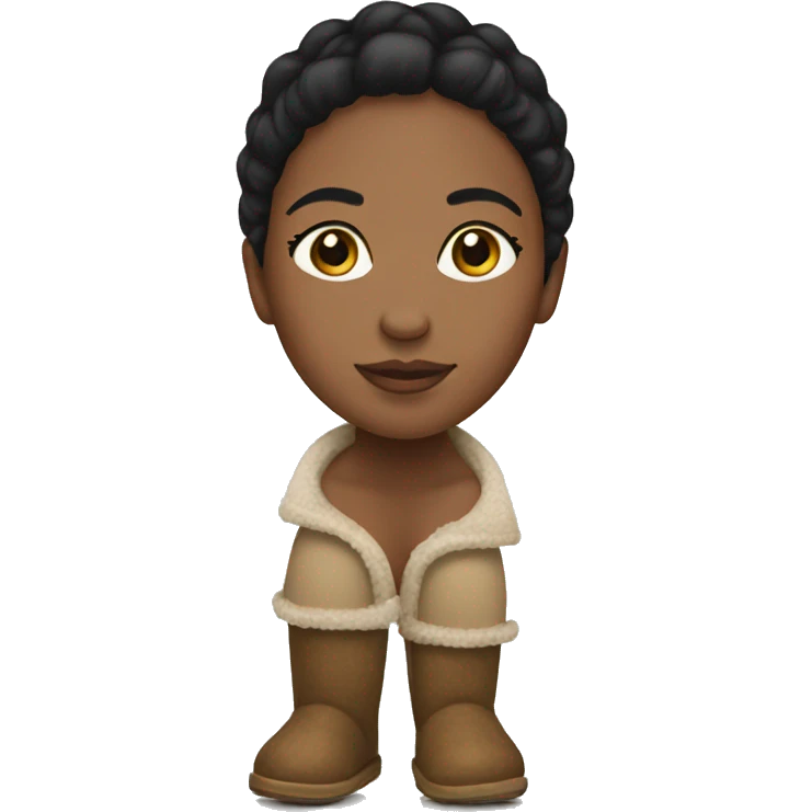 girl wearing uggs emoji