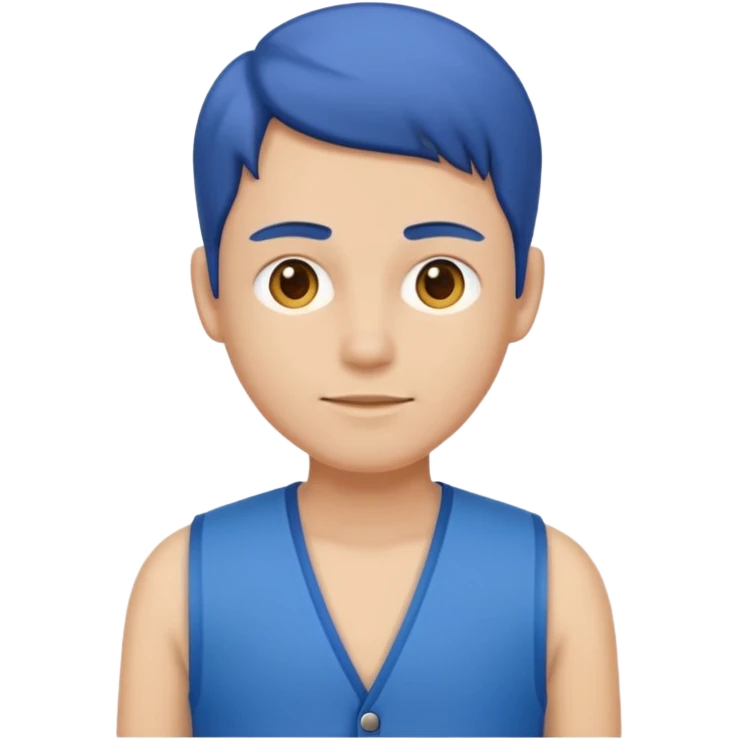blue jilet emoji