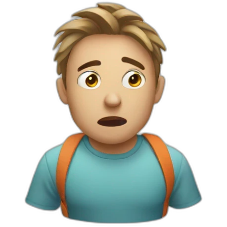 overstimulated emoji