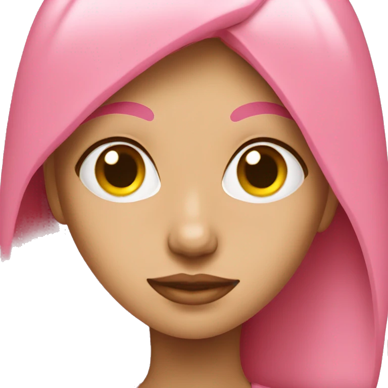 pink girl  emoji