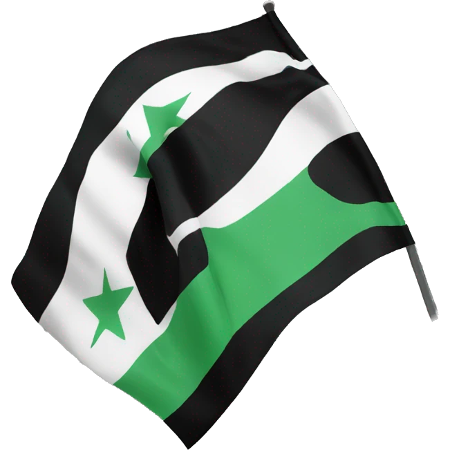 Free Syrian flag  emoji