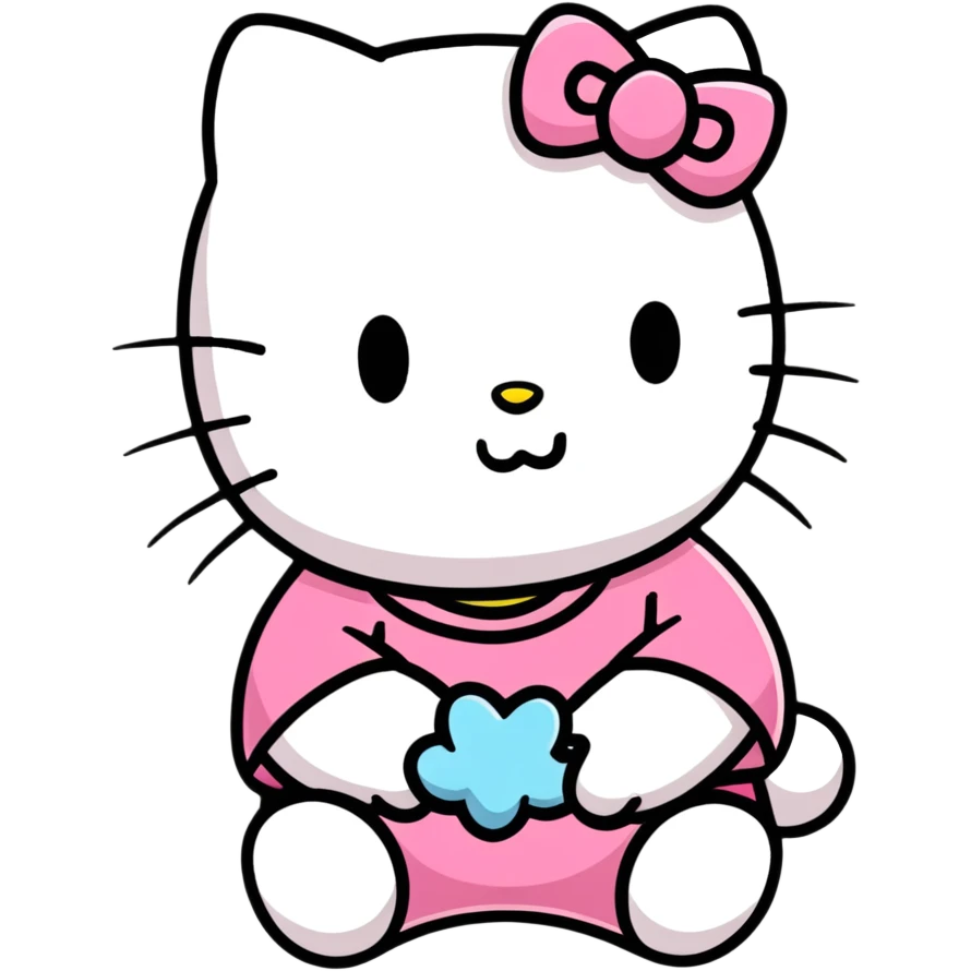 crying Hello Kitty emoji
