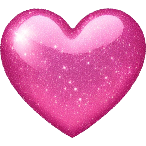 pink sparkly heart emoji