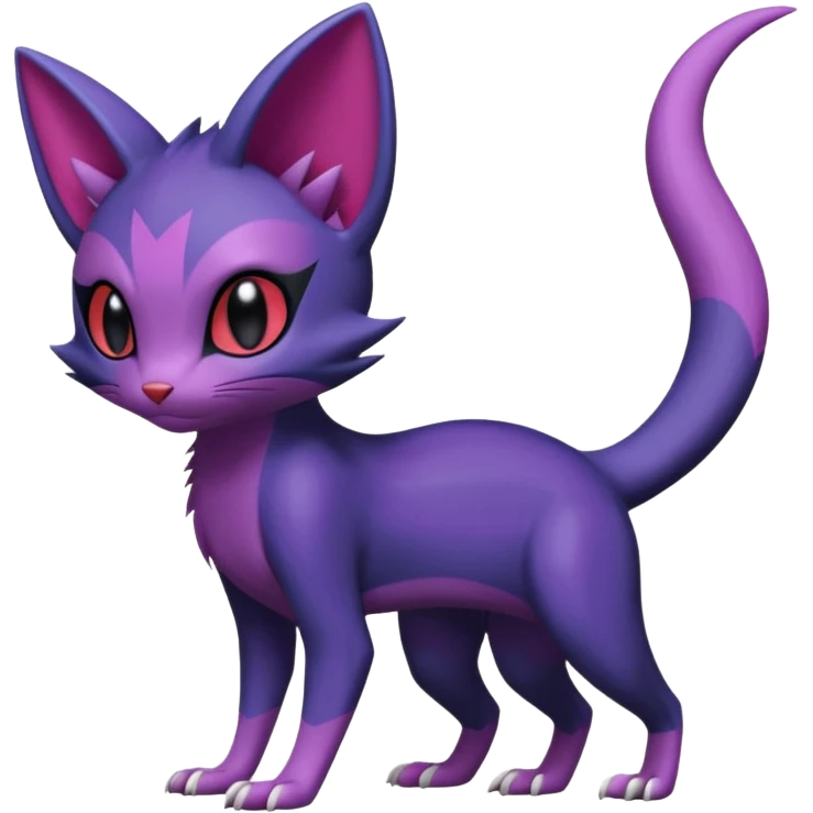Sneasel-Purrloin-Fakémon-hybrid-creature (full body)  emoji