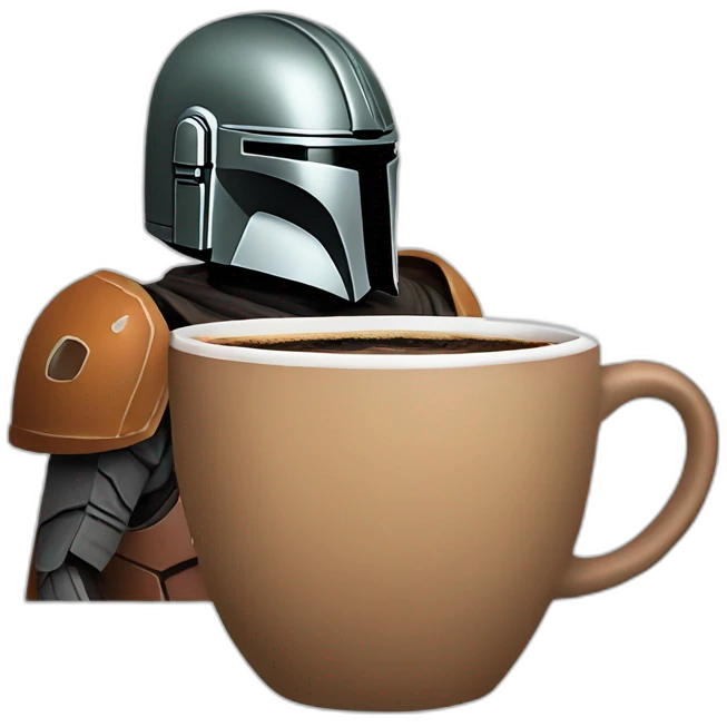 mandalorian-drink-cofee emoji