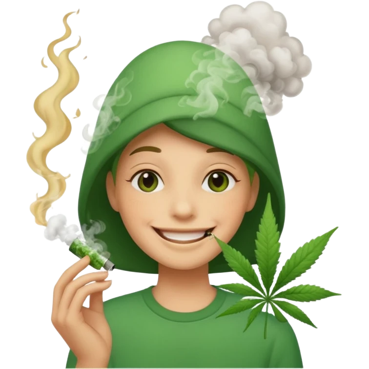 Smoking high emoji