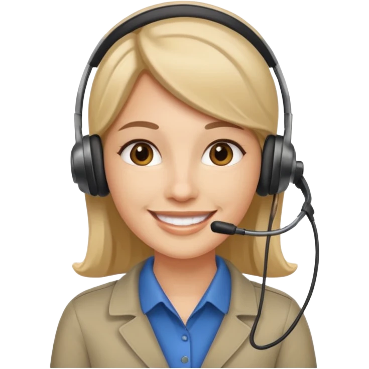 Customer calls, headphone or related  emoji