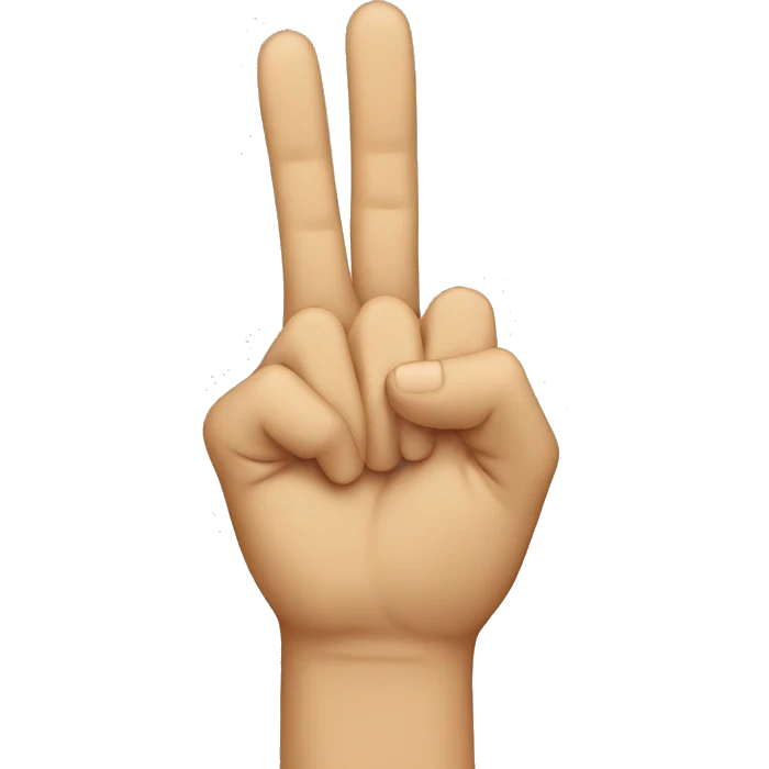 stylish hand sign emoji