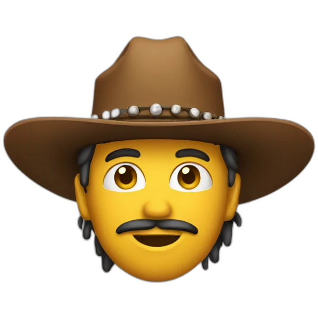 Cowboy fringan emoji