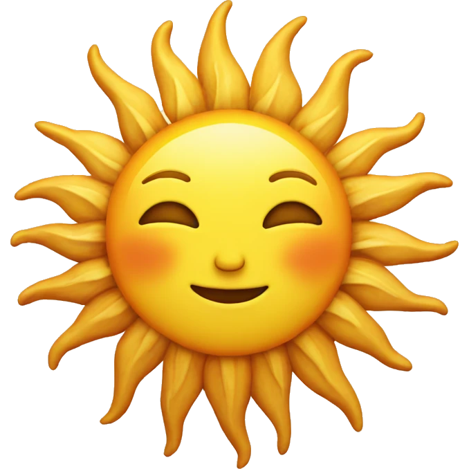 Sun emoji