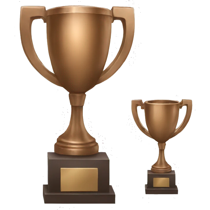 bronze trophy emoji