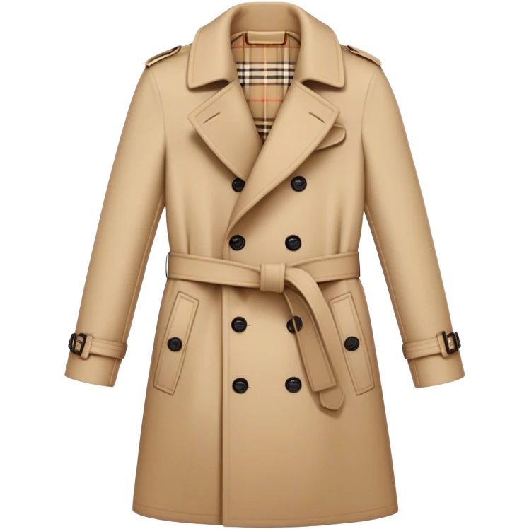 Burberry coat emoji