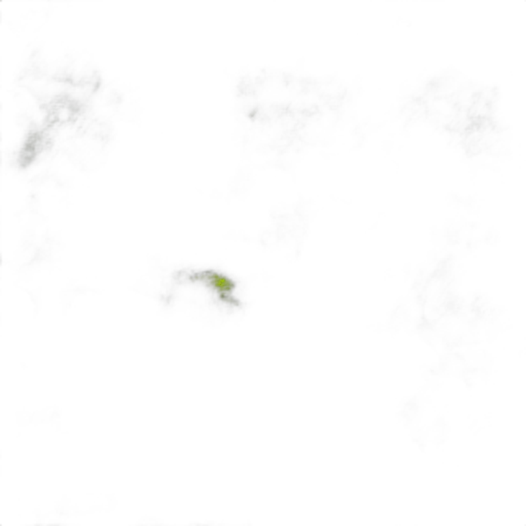 Moss green and lichen yellow emoji