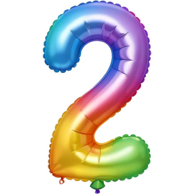 number balloon emoji