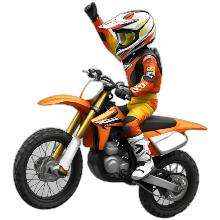 Motocross emoji