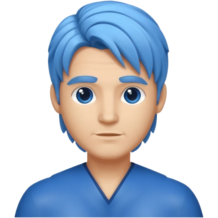 crea un avatar come personaggio AZUL emoji