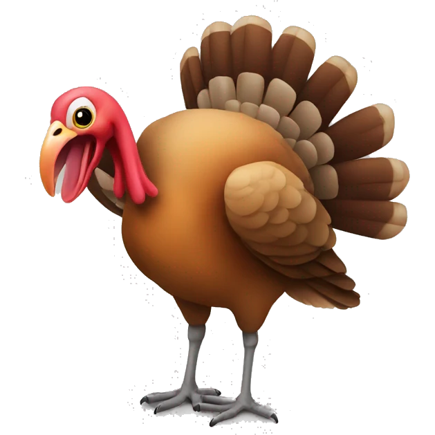 Turkey meet slice emoji