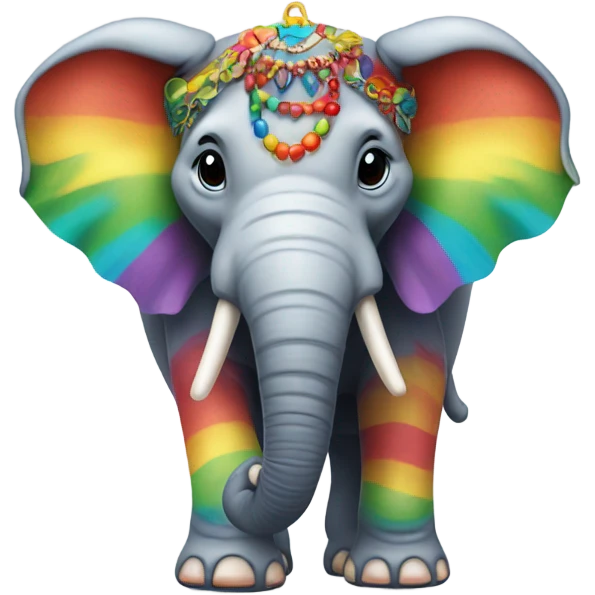Gay elephant emoji