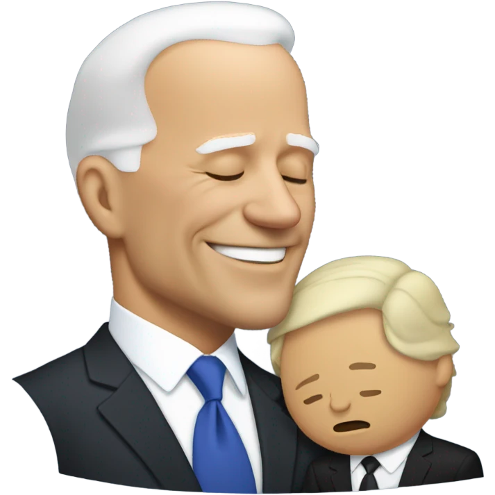 Joe Biden sleeping with a suit on emoji