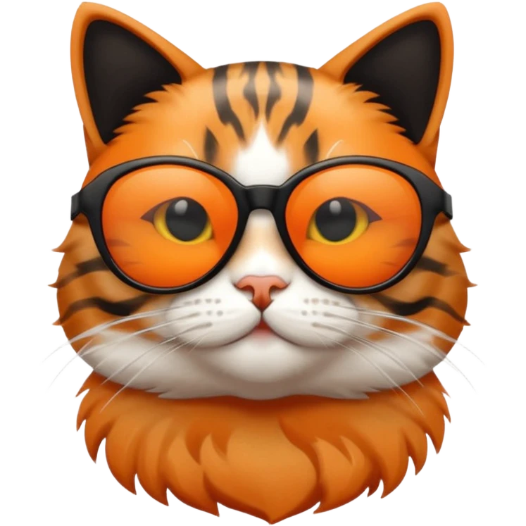 Cat wearing sunglasses emoji