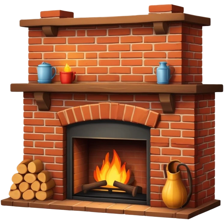 aesthetic fireplace ￼ emoji