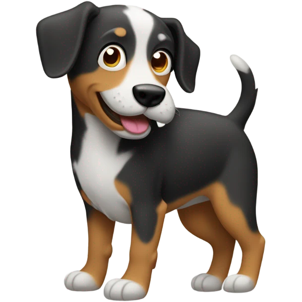 un perro bailando emoji