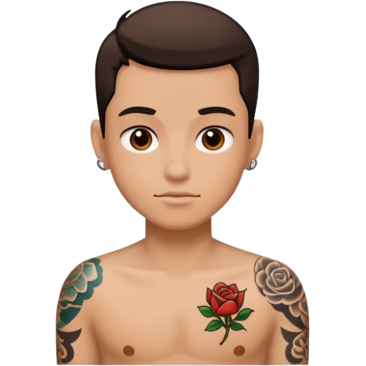 face tattoo emoji