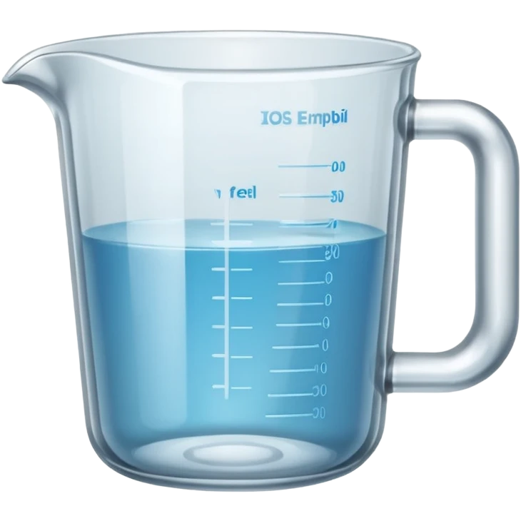 Empty Measuring cup glass emoji