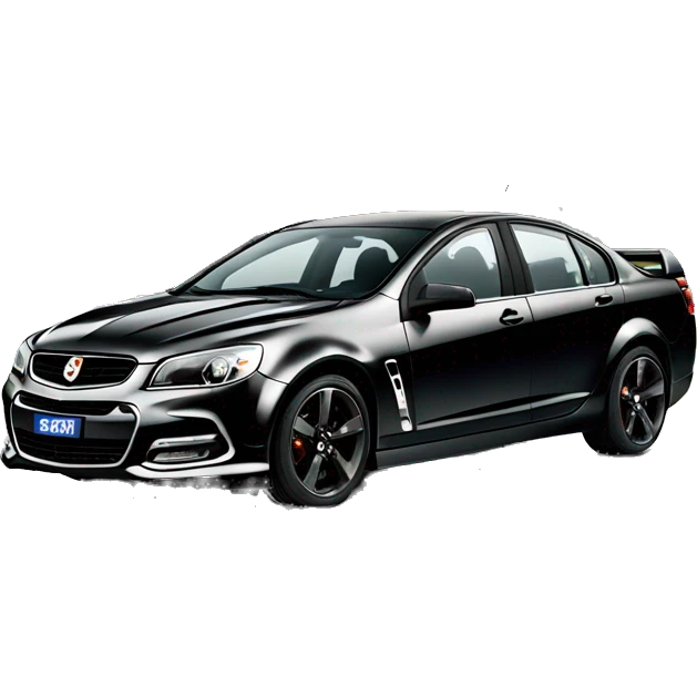 Holden commodore black v8 emoji