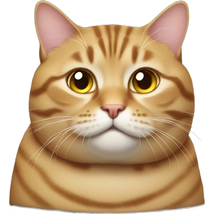 fat tabby cat emoji