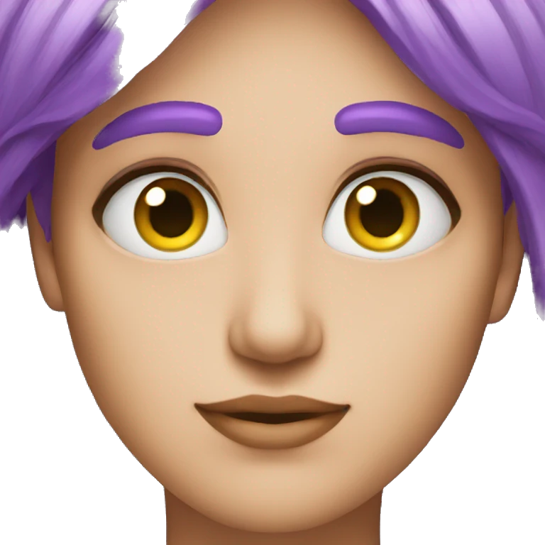 Purple eyes emoji