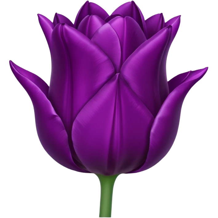 Dark purple Tulip emoji