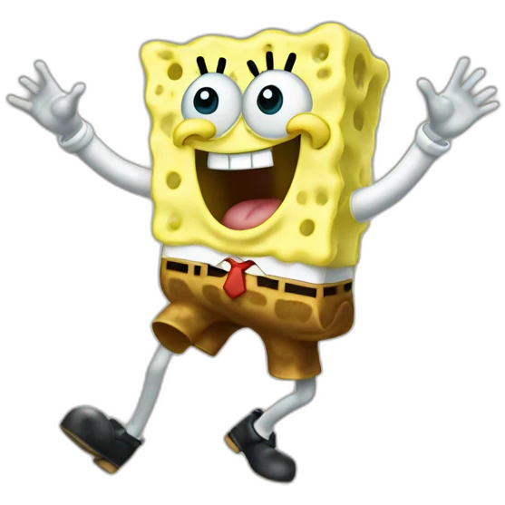 sponge bob dancing emoji