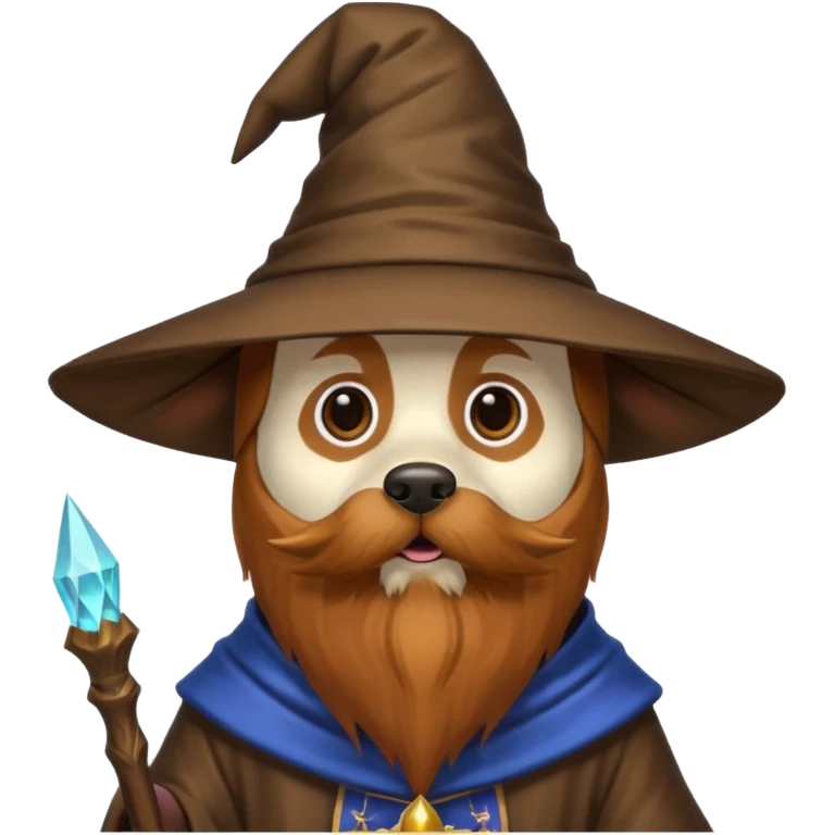 Dog wizard emoji